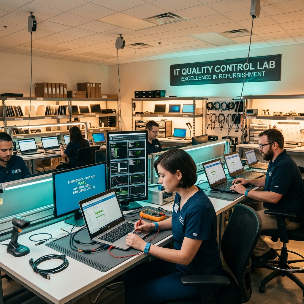 Secure IT asset handling and quality control